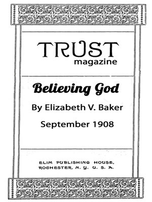 cover image of Believing God